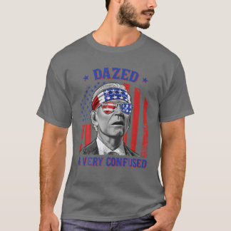 Camiseta Engraçado Joe Biden Espancado E Muito Confuso 4 De