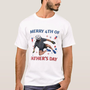 Camiseta Engraçado Joe Biden Feliz 4º Do Dia de os pais Hap