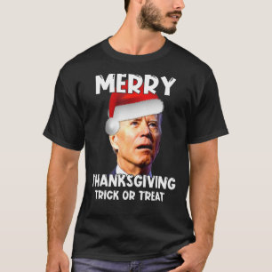 Camiseta Engraçado, Joe, Biden, Feliz, Ação de Graças, Feia