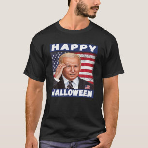 Camiseta Engraçado Joe Biden Feliz Halloween 4 De Julho Ind