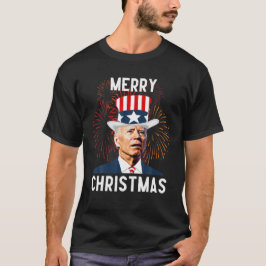 Camiseta Engraçado Joe Biden Feliz Natal Para O Quarto De J
