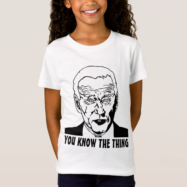 CAMISETA ENGRAÇADO JOE BIDEN KIDS T-SHIRTS (Frente)