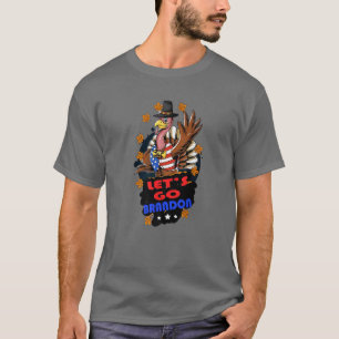 Camiseta Engraçado Joe Biden Vamos Go Brandon Turquia Than