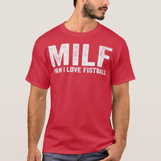 Camiseta Engraçado jogador de futebol americano MILF Homem