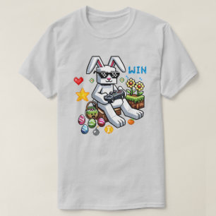 Camiseta Engraçado jogador de Páscoas - Videos games de rep