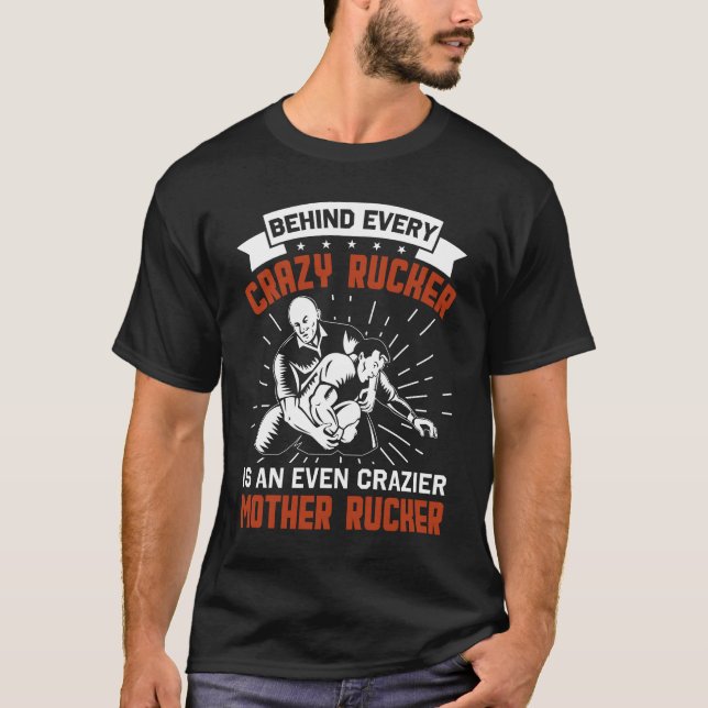 Camiseta Engraçado Jogador de Rugby Quote (Frente)
