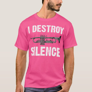 Camiseta Engraçado Jogador De Trompete Arte Para Homens Mul