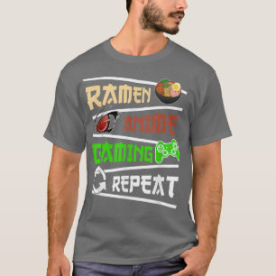 Camiseta Engraçado Jogo Animador de Jogo Animado de Manga J