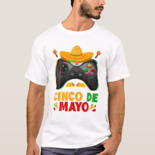 Camiseta Engraçado Jogo Cinco De Mayo S Mexicano S Para Hom