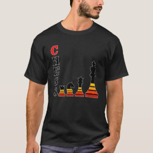 Camiseta Engraçado Jogo de Conselho de Xadrez Humor Defini