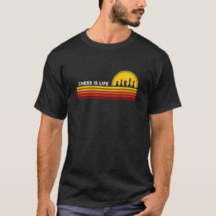 Camiseta Engraçado Jogo de Conselho de Xadrez O Jogo do Jog