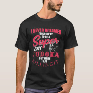 Camiseta Engraçado Judoka Fighter Cotação Judo Treinamento