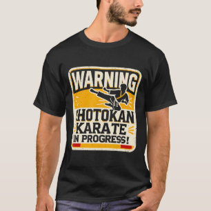 Camiseta Engraçado Karate Fighter Martial Arts Shotokan Kar