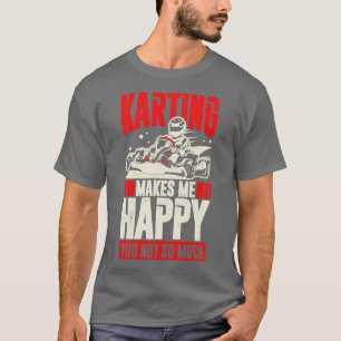 Camiseta Engraçado, Kart Driver Gift