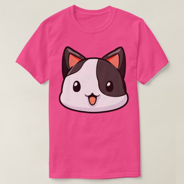 Camiseta Engraçado Kawaii Cat Gota Gota Gota Ganga (Frente do Design)