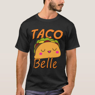 Camiseta Engraçado Kawaii Tacos Comida mexicana Taco Belle