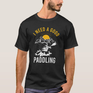 Camiseta Engraçado Kayaking Outdoor Rafting Mulheres Eu Pre
