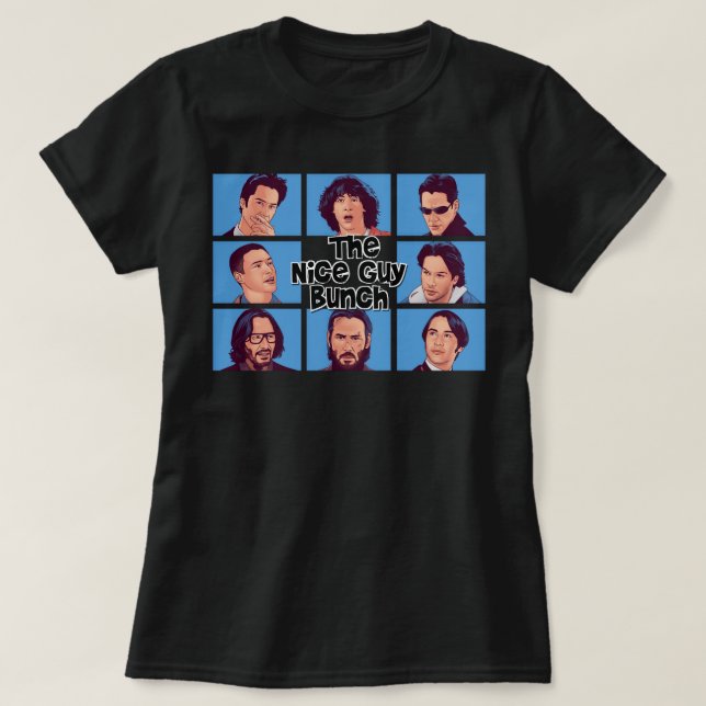 Camiseta Engraçado Keanu Arte Adquira Engraçado Presente Gr (Frente do Design)