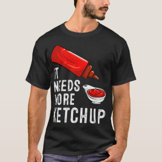 Camiseta Engraçado Ketchup Lover Gift Men Mulheres Crianças