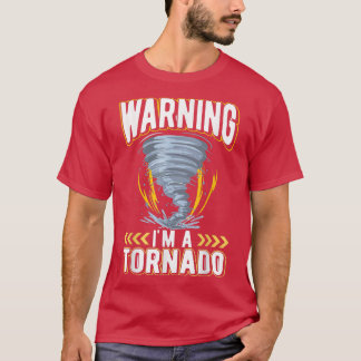 Camiseta Engraçado Kid Tornado Lover Weather Assistindo