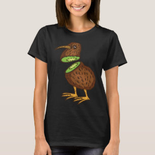 Camiseta Engraçado Kiwi Gift Men Mulheres Legal Kiwi Bird F