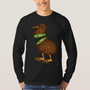 Camiseta Engraçado Kiwi Gift Men Mulheres Legal Kiwi Bird F