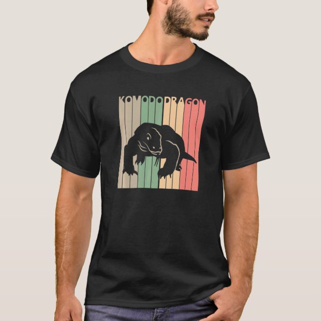 Camiseta Engraçado Komodo Dragon Costume (Frente)