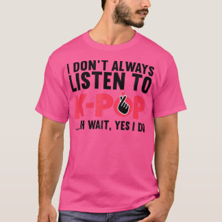 Camiseta Engraçado Kpop Art Para Meninas Adolescentes Mulhe
