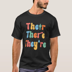 Camiseta Engraçado Lá eles são da classe inglesa Grammar Jo