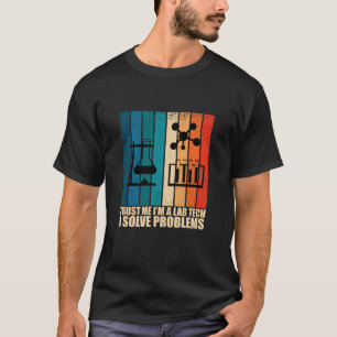 Camiseta Engraçado laboratório técnico vintage humor técnic