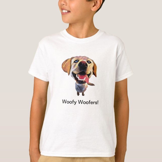 Camiseta Engraçado Labrador Retriever Boys T-Shirt (Frente)