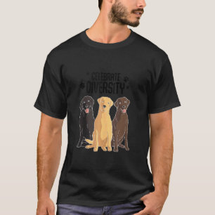Camiseta Engraçado Labrador Retriever Men Mulheres Celebram