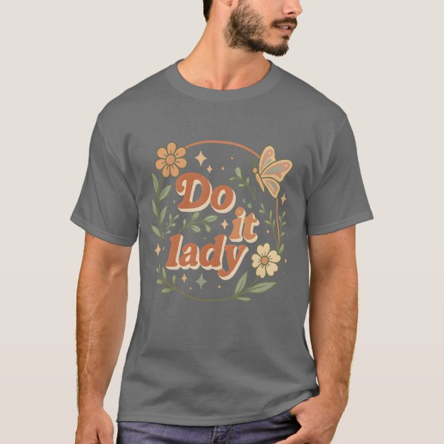 Camiseta Engraçado, Lady Chit Humor (Frente)
