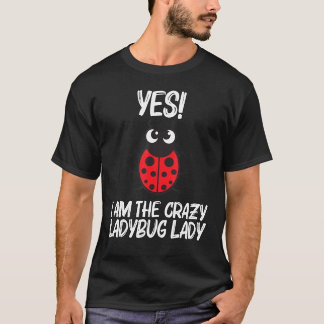 Camiseta Engraçado Ladybug Para As Mulheres Mãe O Inseto Do (Frente)