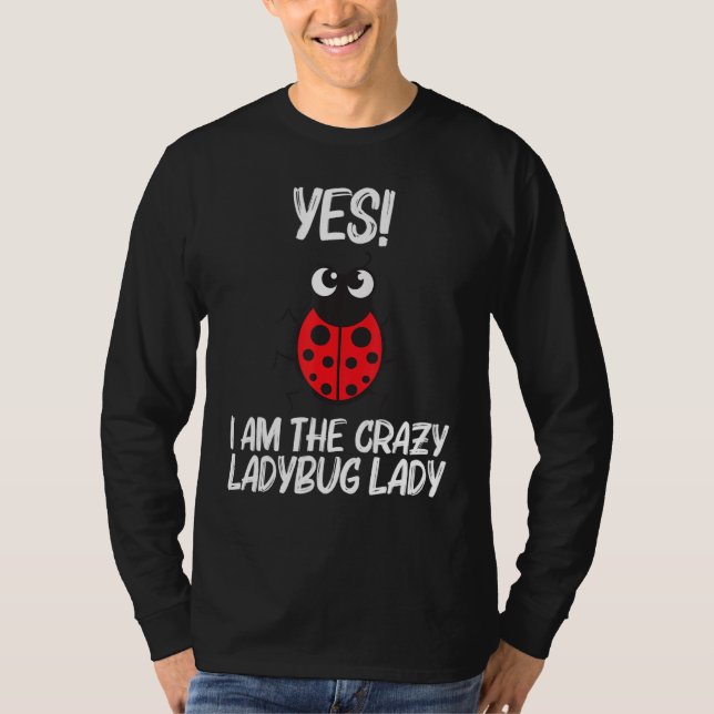 Camiseta Engraçado Ladybug Para As Mulheres Mãe O Inseto Do (Frente)