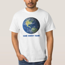 Camiseta Engraçado Lar Novo Planeta Terra