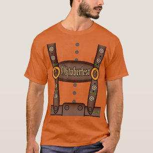 Camiseta Engraçado Lederhosen Oktoberfest Shirt