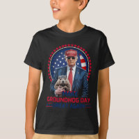 Engraçado, Legal Trump Groundhog Torna o Dia do Gr