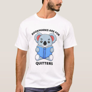 Camiseta Engraçado Leitura De Koala Dizendo Design