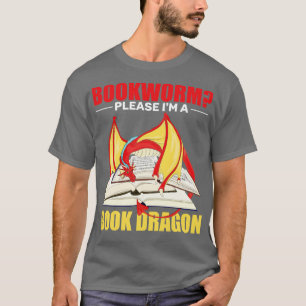 Camiseta Engraçado Leitura de Livro Mítico
