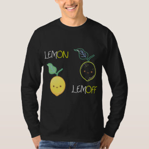Camiseta Engraçado Lemon Lemoff Pun Vegan Fruta Lover Vegan