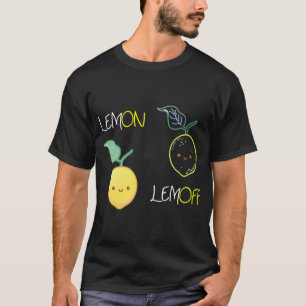 Camiseta Engraçado Lemon Lemoff Pun Vegan Fruta Lover Vegan
