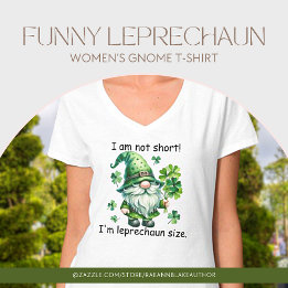 Camiseta Engraçado Leprechaun Gnomo T-Shirt
