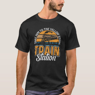 Camiseta Engraçado Levá-Lo Para A Estação De Comboio Yellow