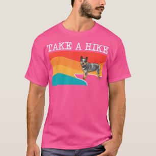 Camiseta Engraçado Levar Um Cachorro Australiano A Caminhar