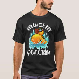 Camiseta Engraçado Liberar O Presente Do Quackin Pato de