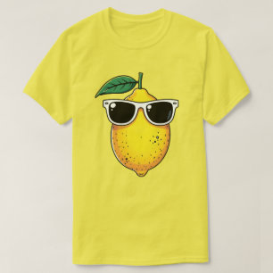 Camiseta Engraçado Limão Óculos de sol