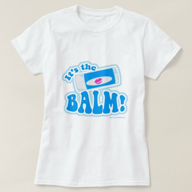 Camiseta Engraçado Lip Balm Bobo Cartoon Slogan Kissworthy (Frente do Design)