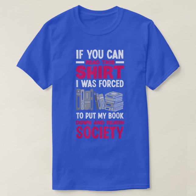 Camiseta Engraçado Livro (Frente do Design)