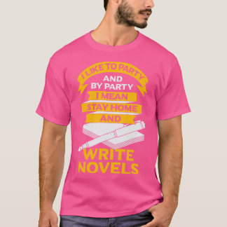 Camiseta Engraçado Livro Au Novelist Gift